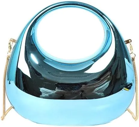 Fashion Handbag Purse for Women, Top Handle Bag Fashion Grunge Crossbody Bag Y2K Trendy Shoulder Handbags Women (blue)