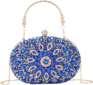 Fecialy Clutch Purses for Women Evening Bag Crystal Handbag Luxury Rhinestone Clutch for Wedding Party