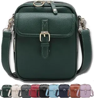 Forcipower Crossbody Bag, Urvashi Crossbody Leather Bag for Women, Anti-Theft Vintage Shoulder Messenger Bags
