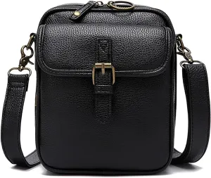 Forcipower Crossbody Leather Bag, Collaboraten1 Crossbody Bags for Women, Anti Theft Shoulder Bags for Women Travel