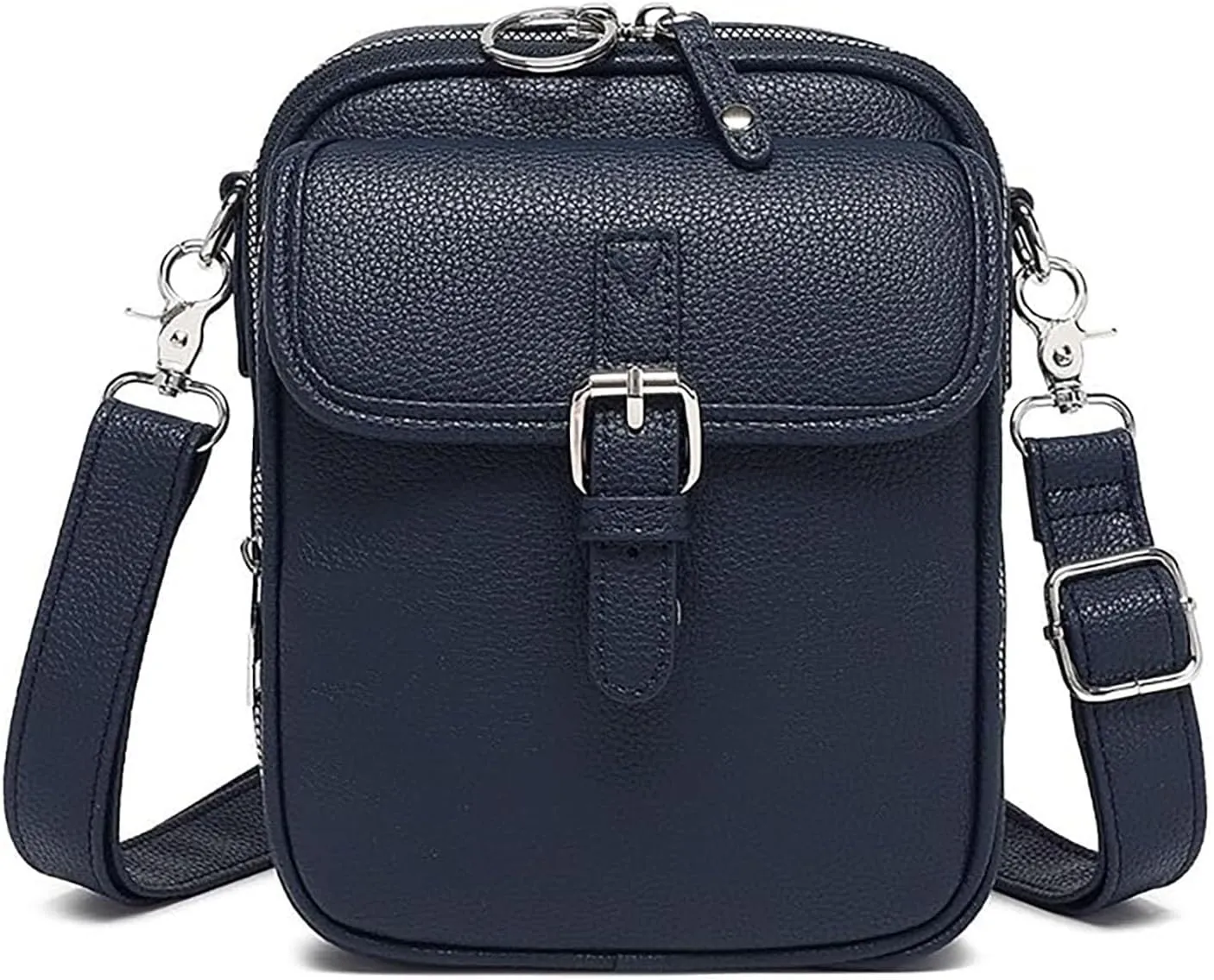 Forcipower Crossbody Leather Bag, Collaboraten1 Crossbody Bags for Women, Anti Theft Shoulder Bags for Women Travel