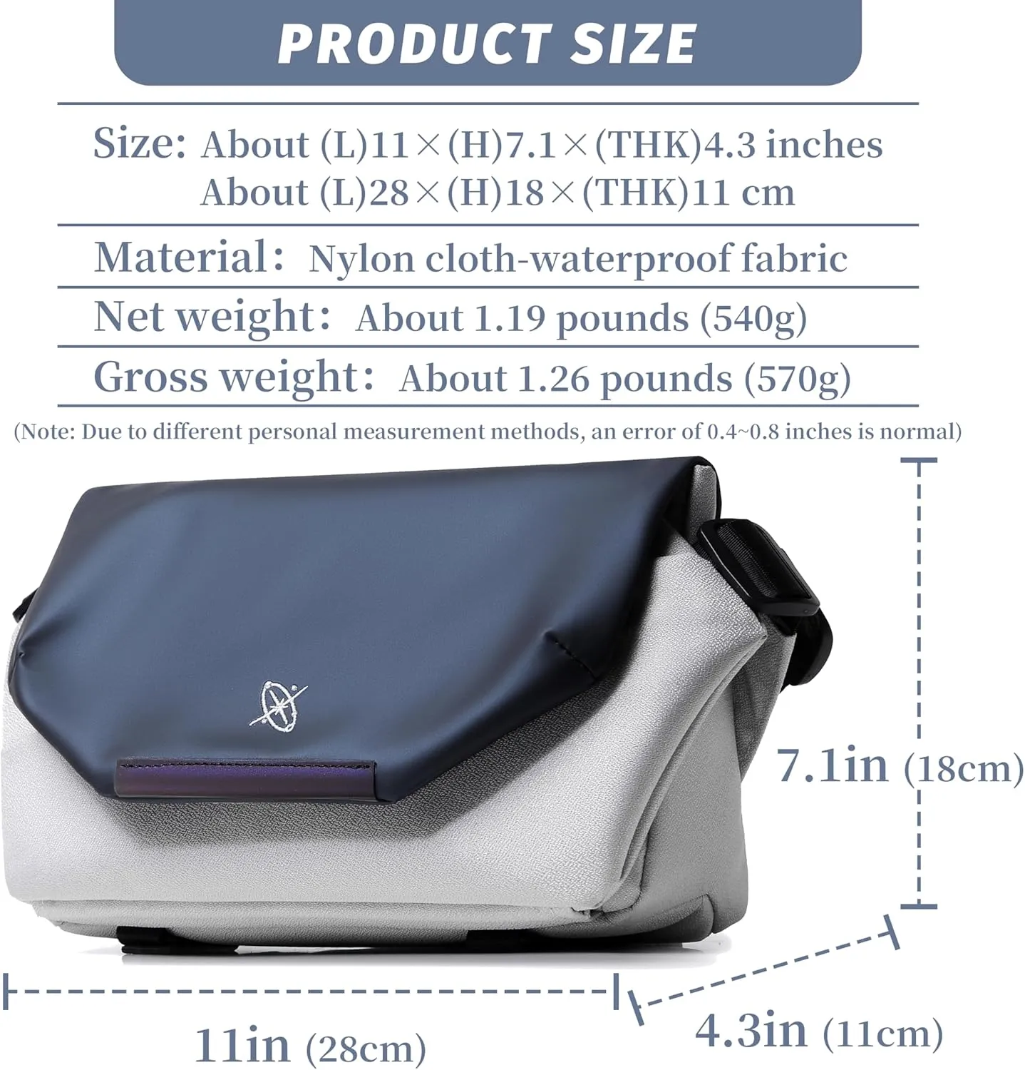 FSD. WG Satchel Messenger Bag for Men Canvas,Business Travel Bag Bookbag Shoulder Bag with Upgraded Feature