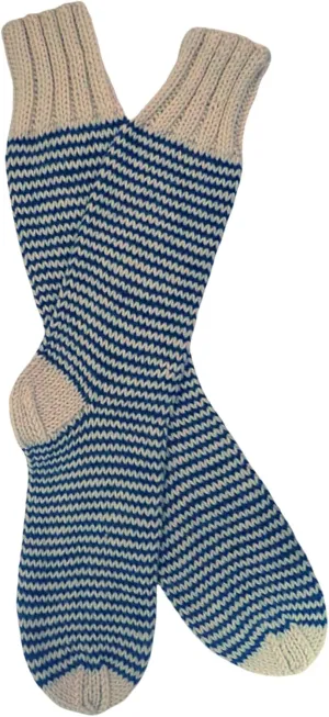 Gamboa Alpaca Striped Socks for Men and Women Wool Winter Warm Unisex Sock