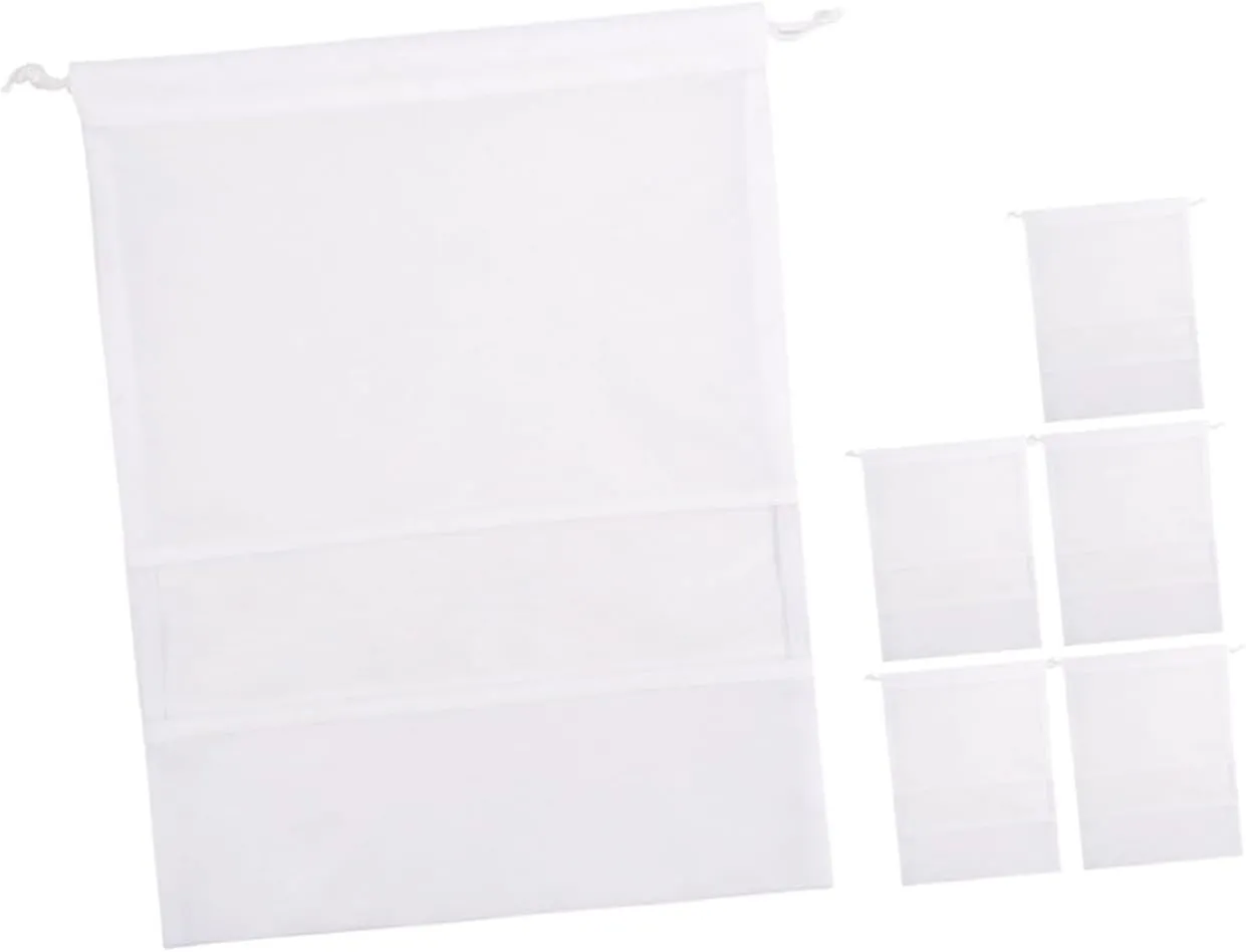 Gatuida 6pcs Shoe Storage Bag Reusable Sneaker Covers Travel Shoe Pouch Organizer over Door Organizer Large Pouch for Handbag