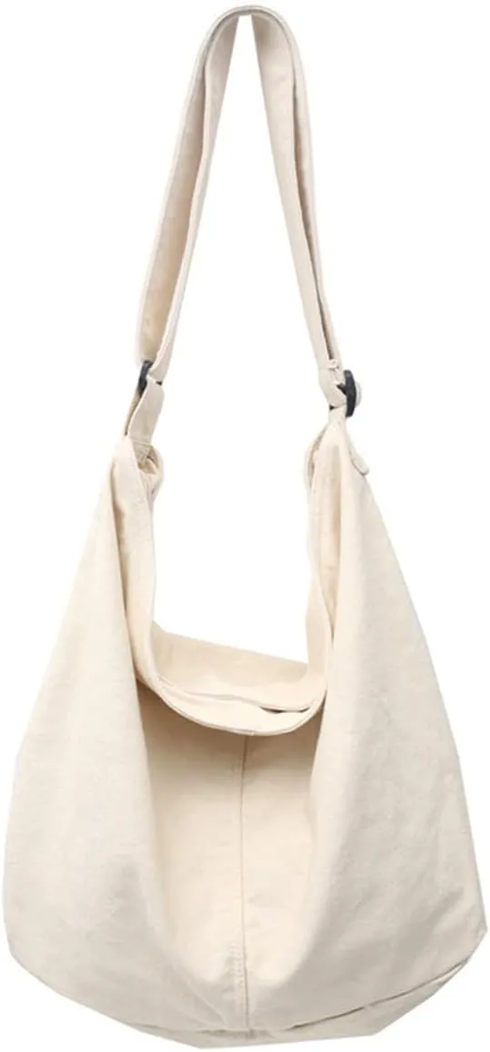 GAXOS Aesthetic Cute Messenger Bag for School Vintage Black Canvas Crossbody for Women Shoulder Laptop Bag