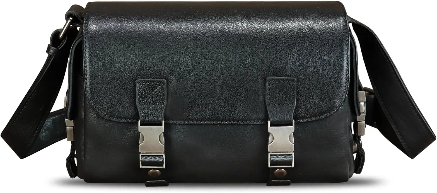 Genuine Leather Purses and Messenger Bag for Men Handmade Vintage Satchel Shoulder Bag Crossbody Bag