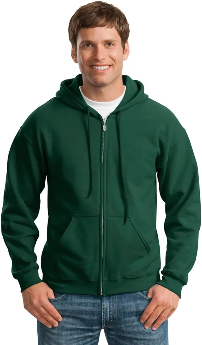 Gildan Fleece Zip Hoodie Sweatshirt, Style G18600, Multipack