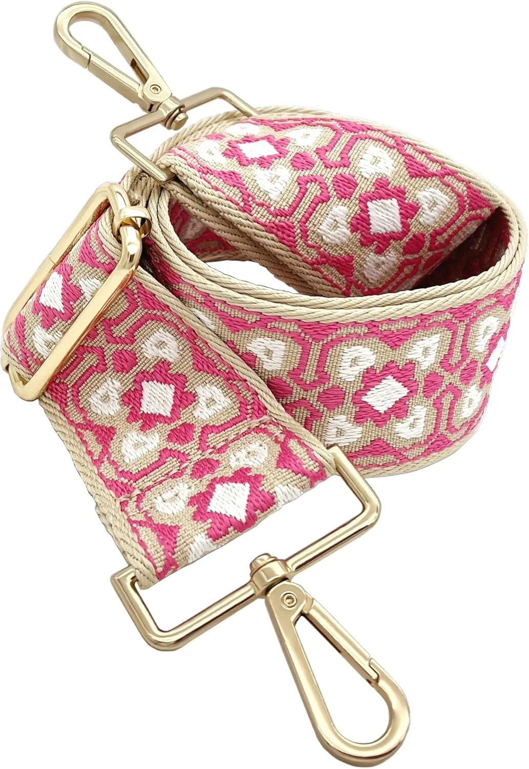 GINJKGO Purse Straps Replacement Crossbody - Adjustable Bag Strap for Purses, Wide Shoulder Strap for Women Guitar Purses