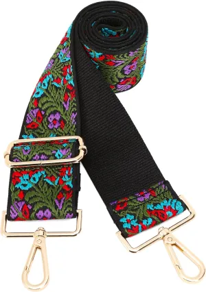 GINJKGO Purse Straps Replacement Crossbody - Adjustable Bag Strap for Purses, Wide Shoulder Strap for Women Guitar Purses