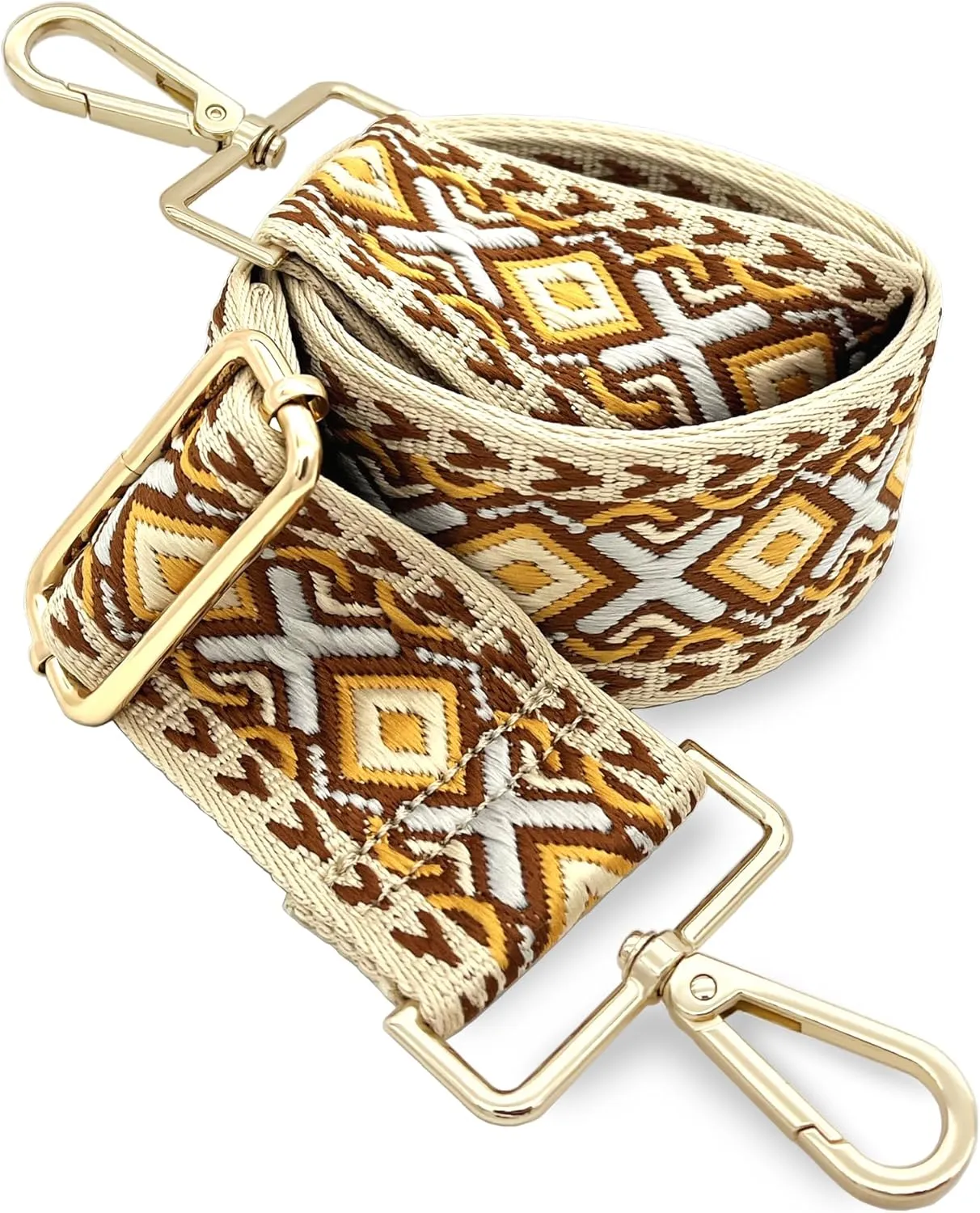 GINJKGO Purse Straps Replacement Crossbody - Adjustable Bag Strap for Purses, Wide Shoulder Strap for Women Guitar Purses