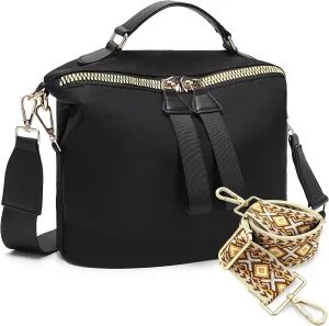 GINJKGO Purse Straps Replacement Crossbody - Adjustable Bag Strap for Purses, Wide Shoulder Strap for Women Guitar Purses