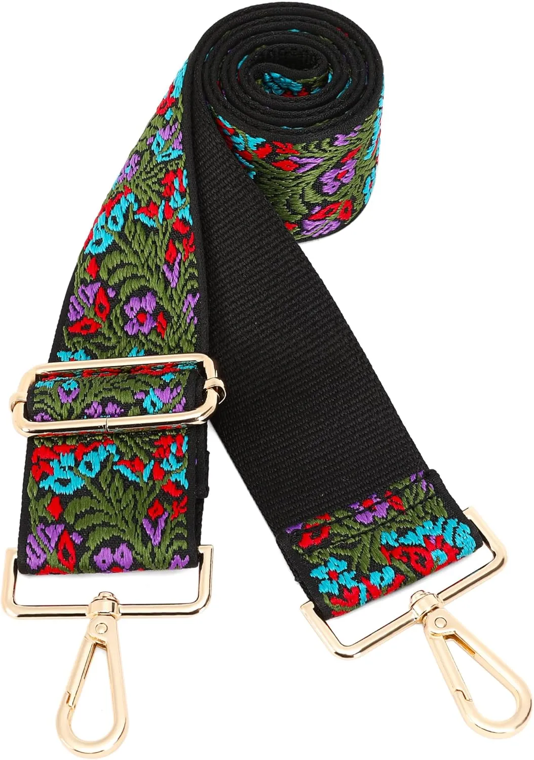 GINJKGO Purse Straps Replacement Crossbody - Adjustable Bag Strap for Purses, Wide Shoulder Strap for Women Guitar Purses
