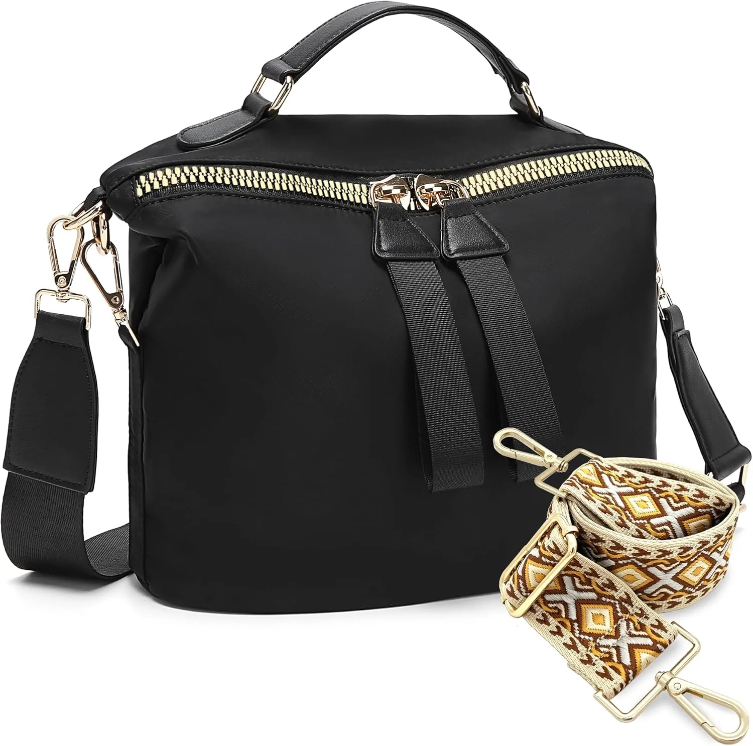 GINJKGO Purse Straps Replacement Crossbody - Adjustable Bag Strap for Purses, Wide Shoulder Strap for Women Guitar Purses