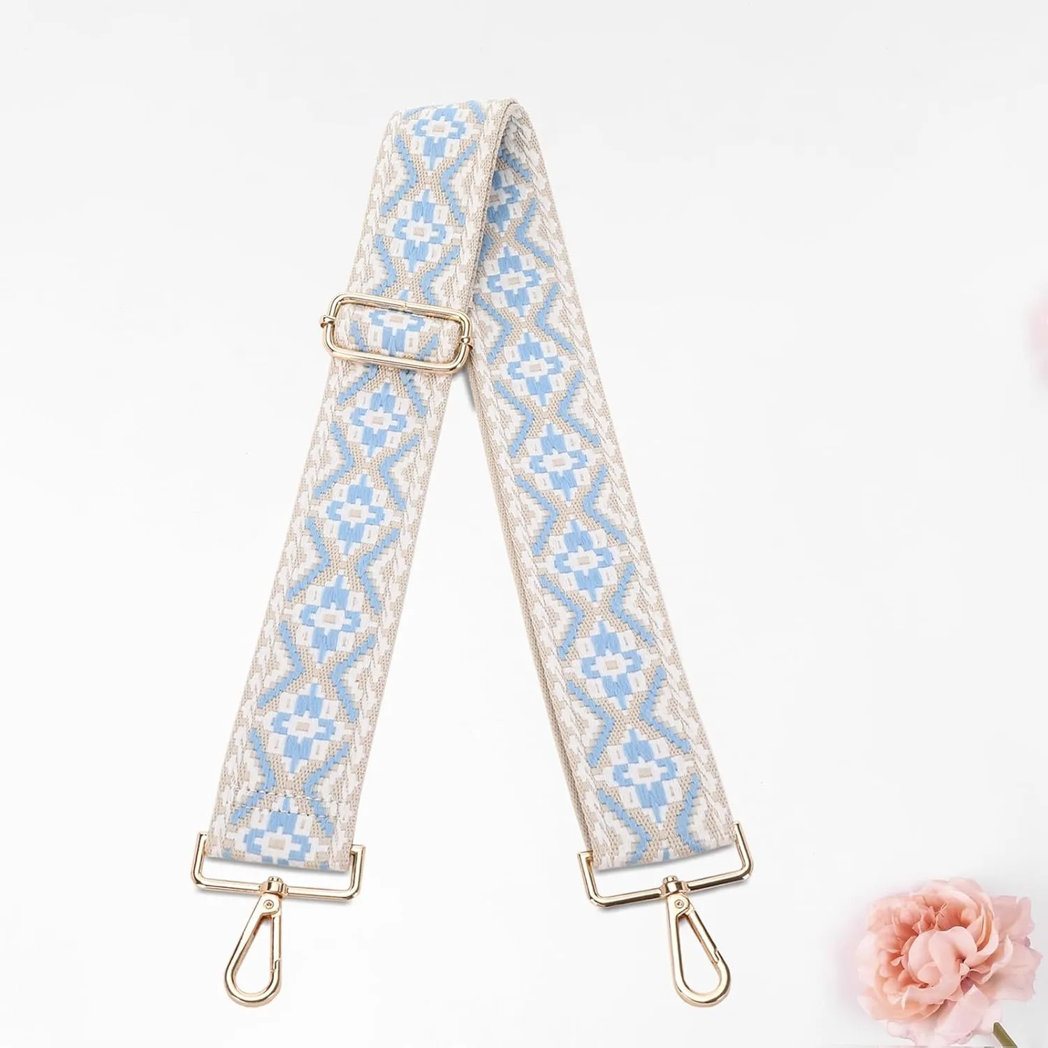 GINJKGO Purse Straps Replacement Crossbody - Adjustable Bag Strap for Purses, Wide Shoulder Strap for Women Guitar Purses