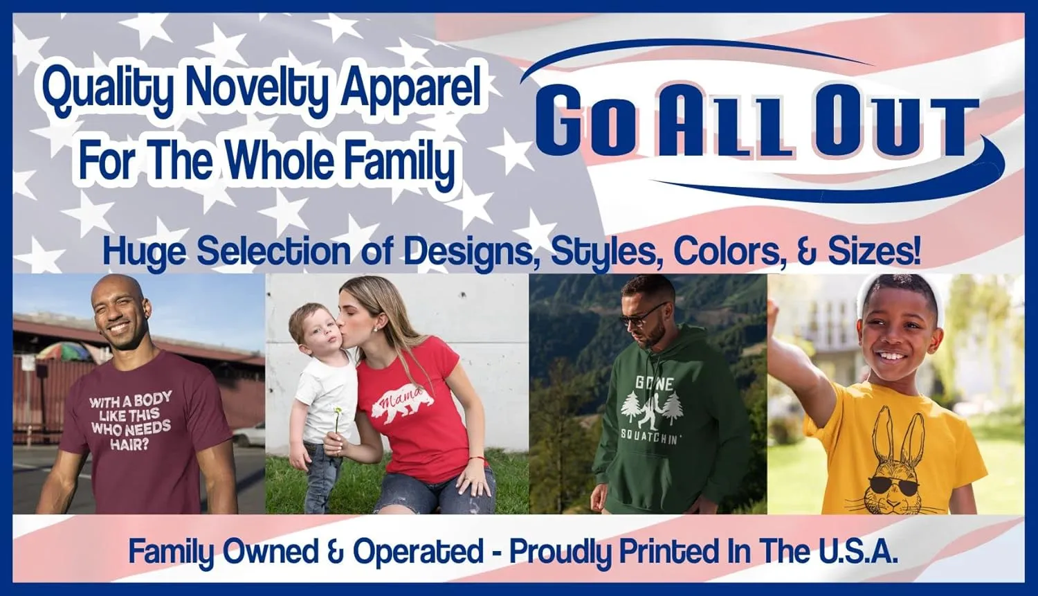 Go All Out Proud To Be Garbage Funny Patriotic USA Flag Mens Women Sweatshirt Hoodie