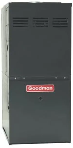 Goodman 80% AFUE Two Stage Upflow/Horizontal multi-speed 40k BTU Natural Gas furnace (14.5 wide) (GR9T800403AN)