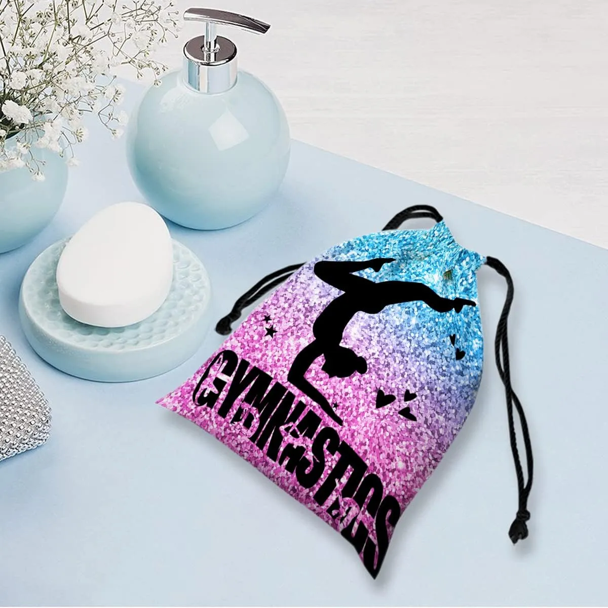 Gymnastics Drawstring Grip Bags Small Drawstring Bag Waterproof Gym Storage Pouch For Holding Gymnastics Grips