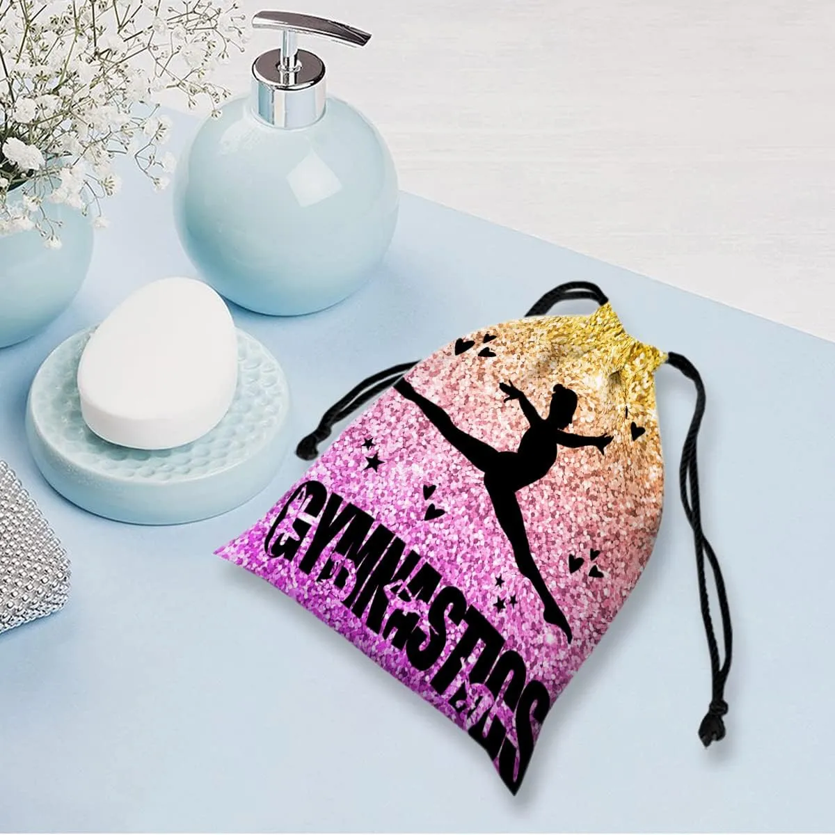 Gymnastics Drawstring Grip Bags Small Drawstring Bag Waterproof Gym Storage Pouch For Holding Gymnastics Grips