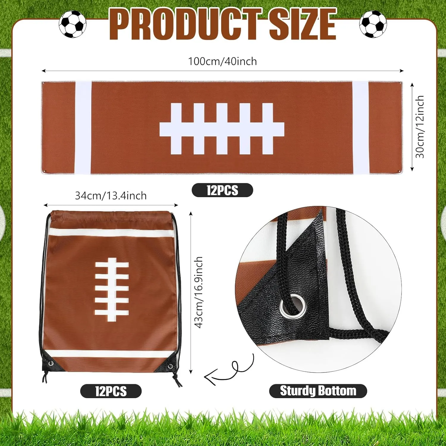 Hahafelt 24 Pcs Team Gifts, Including 12 Pcs Cooling Towels, 12 Pcs Drawstring Backpack Sports Party Favor for Kids Teens Players Athletes Gifts Sport Party Supplies