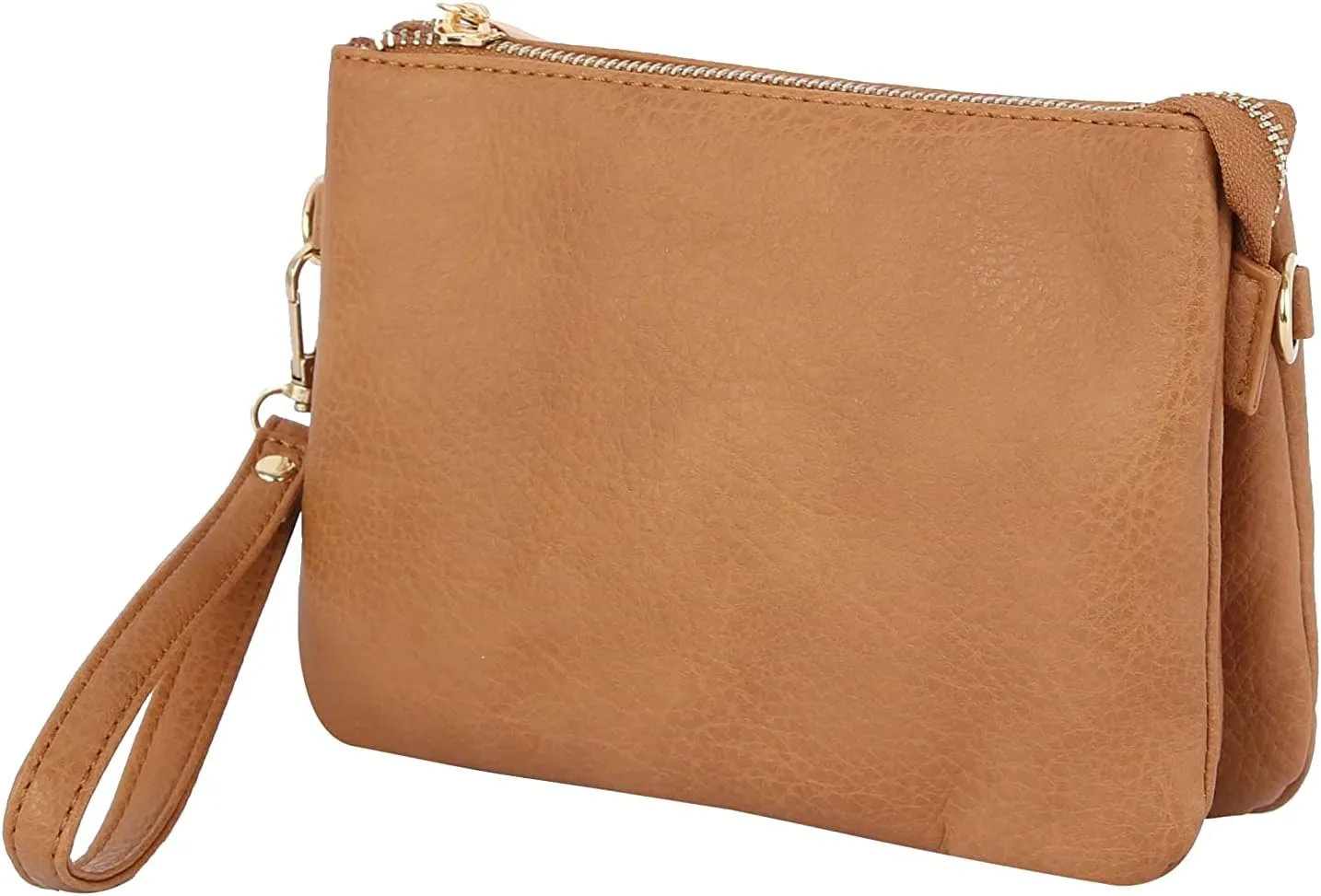 Handbag Republic Fashion Triple Compartment Crossbody Wristlet Bag by Calin Collection