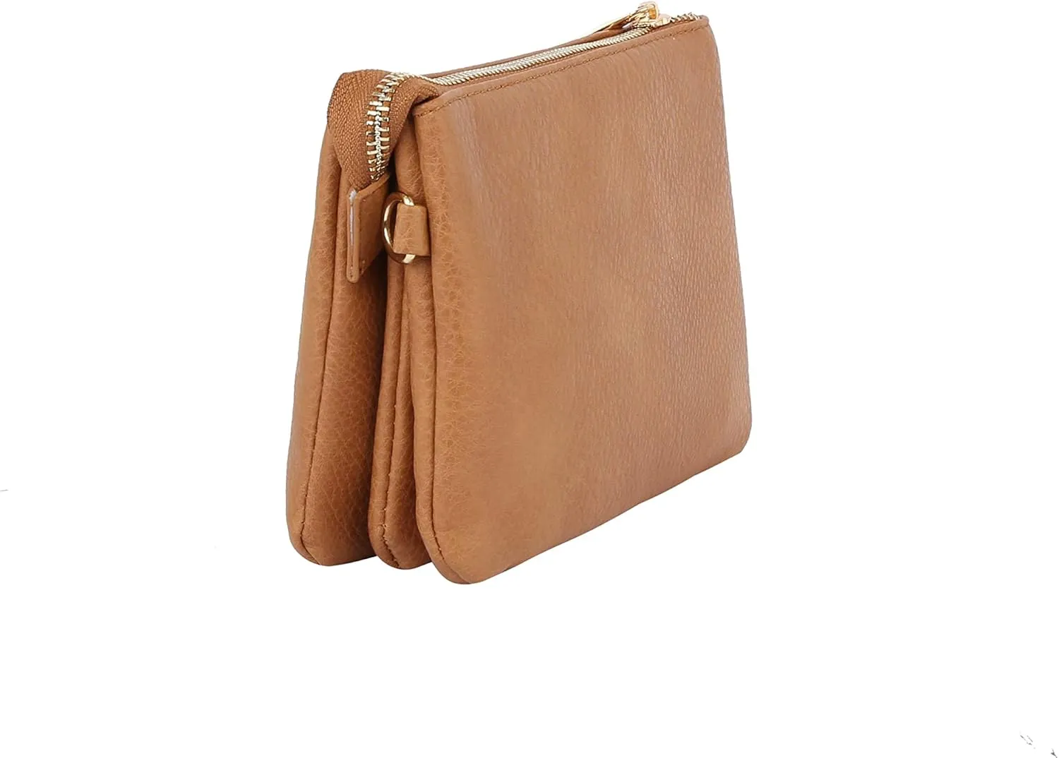 Handbag Republic Fashion Triple Compartment Crossbody Wristlet Bag by Calin Collection