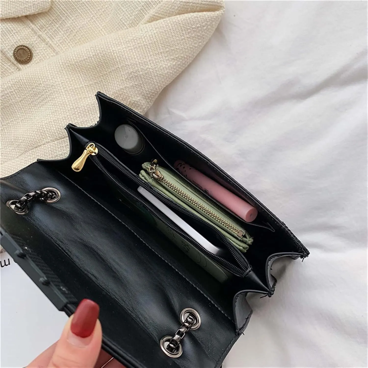 Handbags Shoulder Bags Leather Crossbody Bags Women's Simple Shoulder Bags Women's Luxury Small Handbags (4 23.5cmx16.5mx9.5cm)