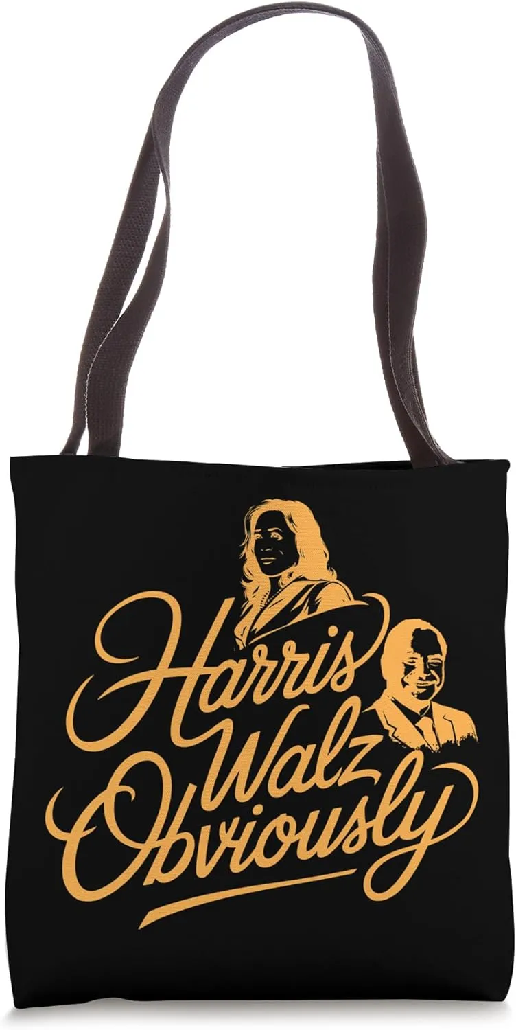 Harris Waltz Obviously, Funny Politics Political Election Tote Bag