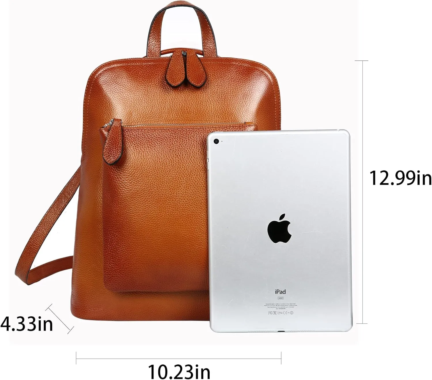 HESHE Backpack for Women Leather Backpack Purse Convertible Designer Bag Back Pack for Work Everything Bag