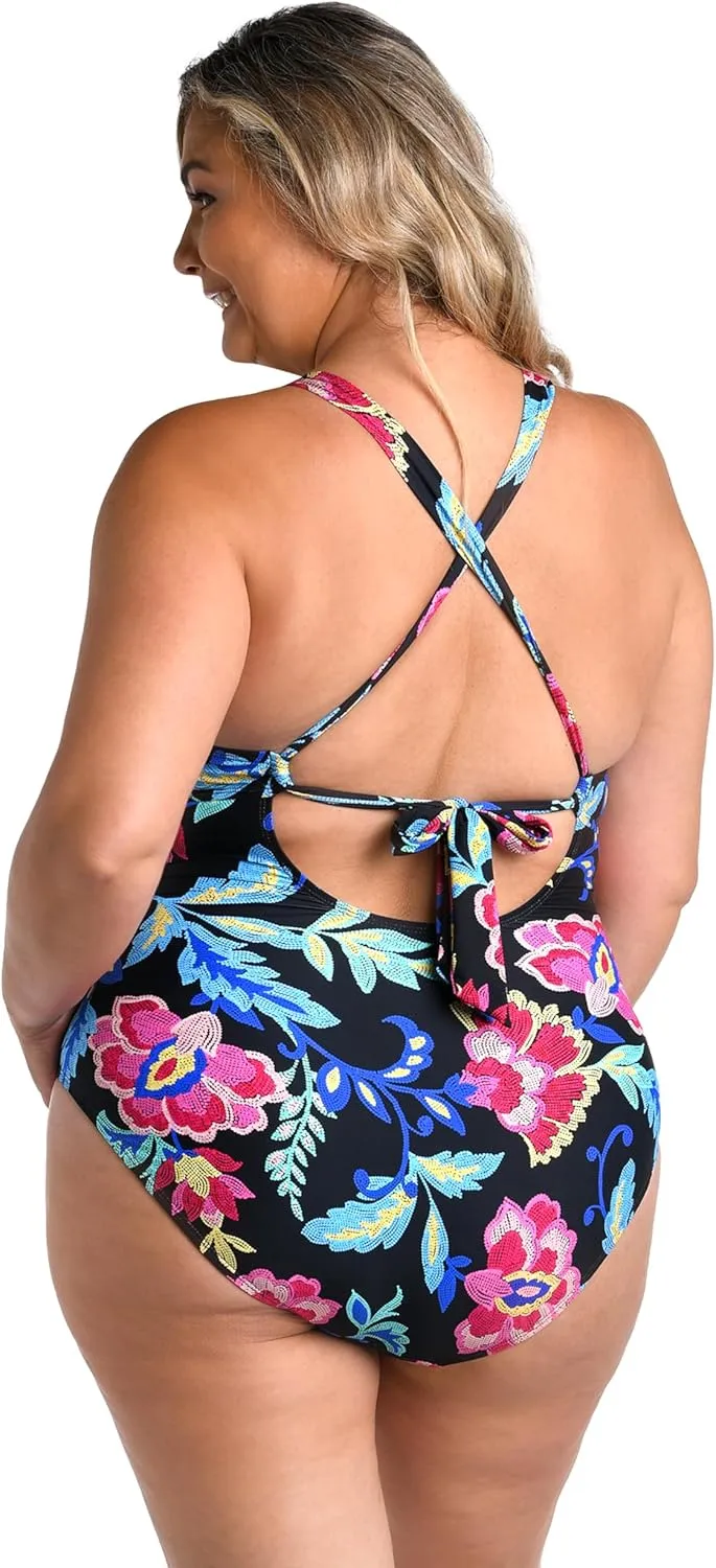 High Neck Keyhole Mio One Piece Swimsuit