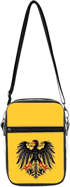 Historical Flag of Holy Roman Empire Clear Stadium Crossbody Bags Adjustable Strap Shoulder Purse for Women and Men