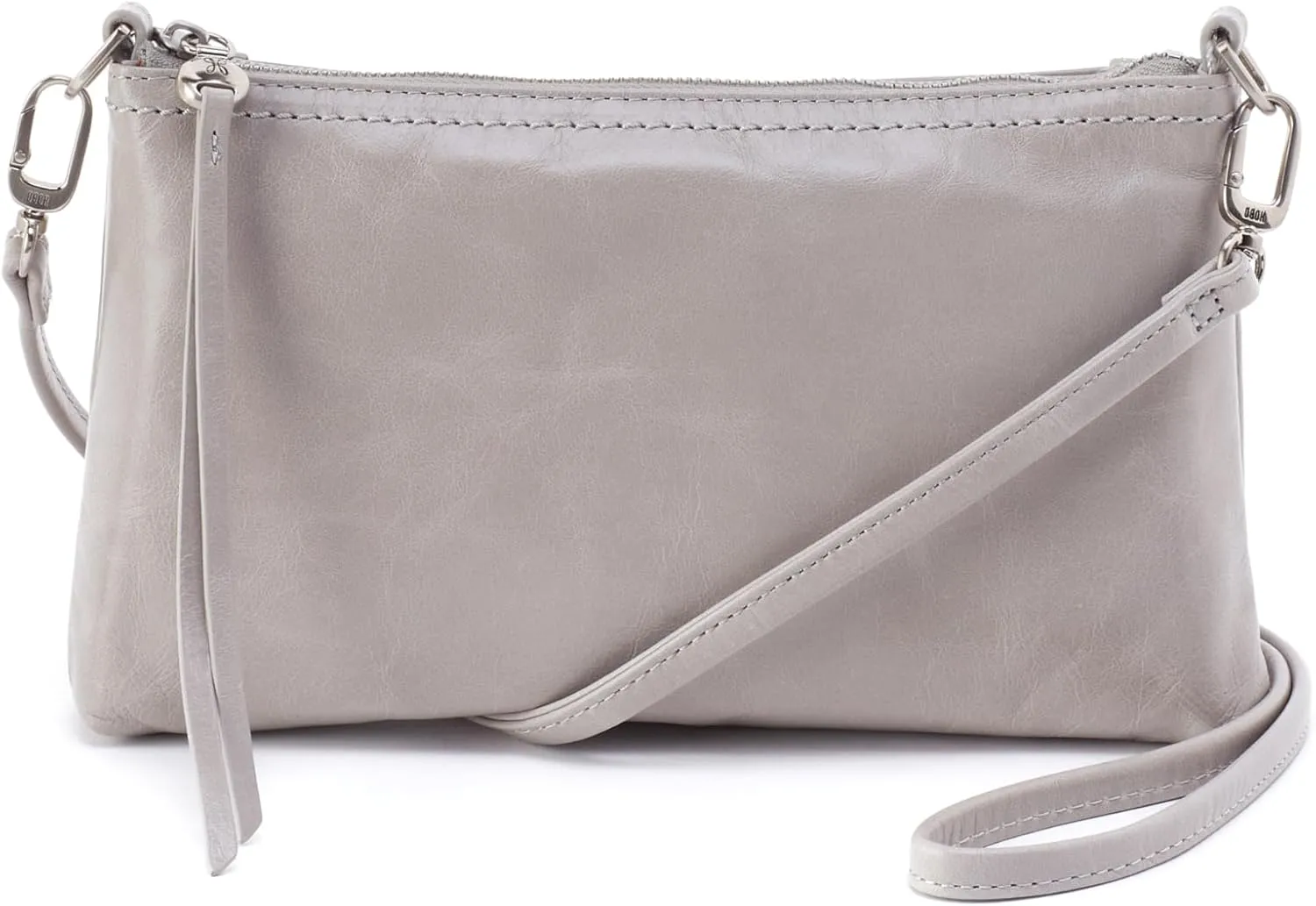 HOBO Darcy Leather Crossbody Bag for Women, Convertible to Crossbody and Wristlet