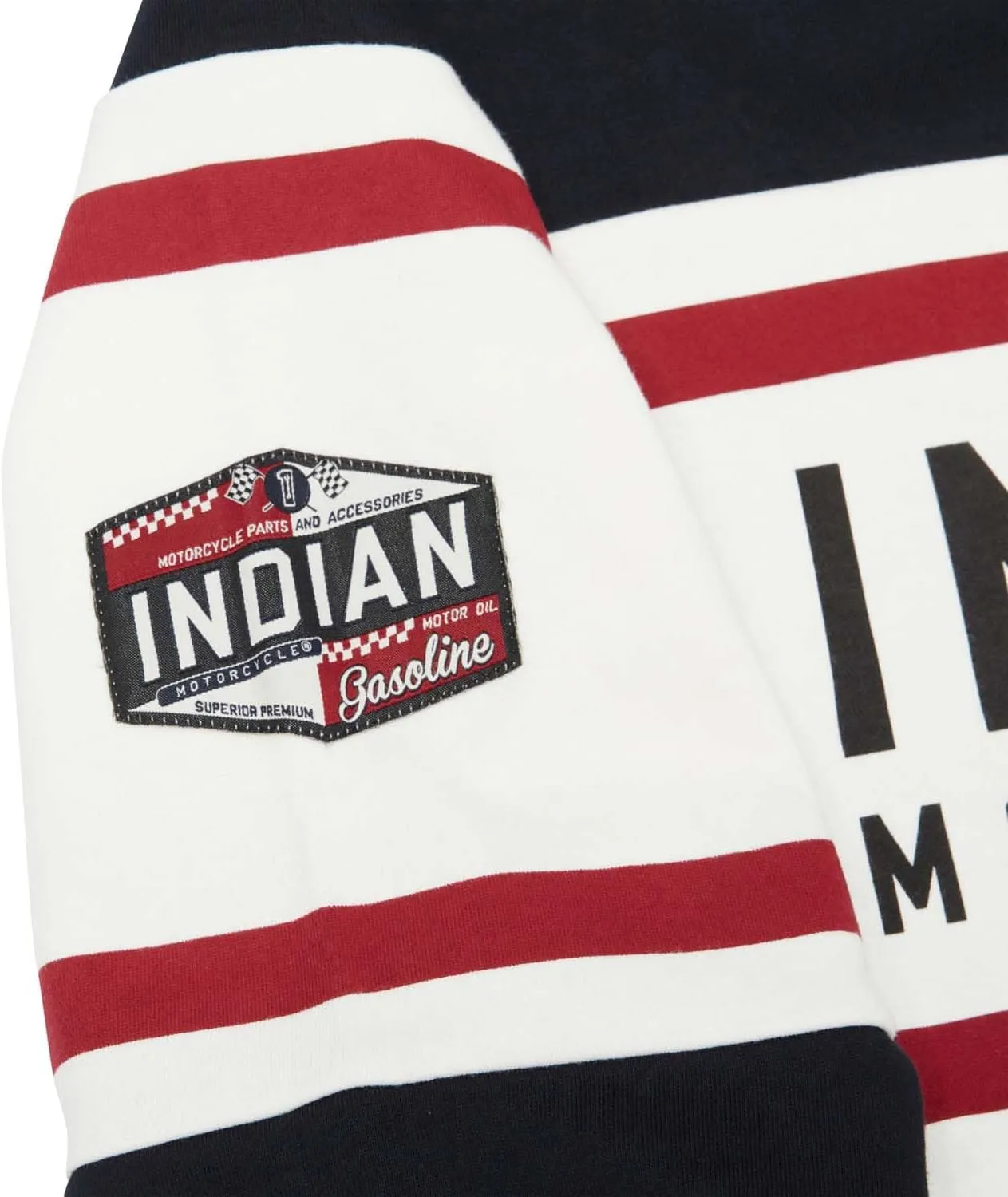 Indian Motorcycle Men's Pullover Hoodie Sweatshirt, Navy