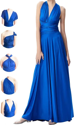 Infinity Dresses for Bridesmaids,Wedding Guest Dresses for Women,Plus Size Wrap Dress Long Maxi Convertible Multiway Dress