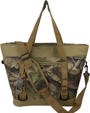Insulated Cooler Bag, Large Insulated Bag, Reusable Shopping Bags, Leakproof Soft Cooler with BagsBottle Opener, Suitable for Supermarket Shopping, Travel,Beach,Family Picnic,Camping