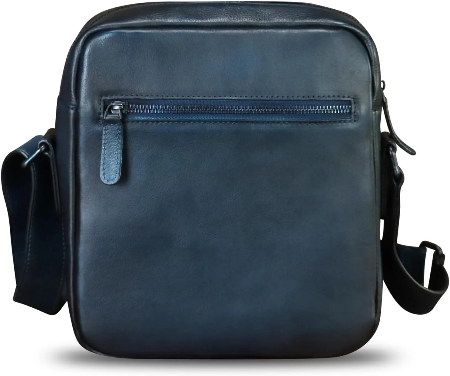 IVTG Genuine Leather Messenger Bag for Men Crossbody Shoulder Bag Satchel Casual Sling Daypack Work Business Daily Purses