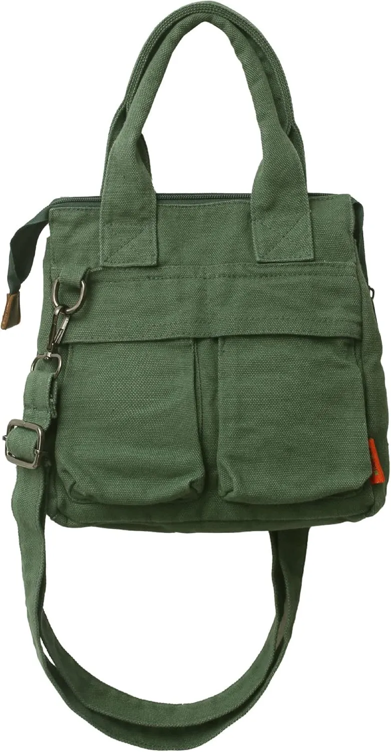Japanese Harajuku Aesthetic Crossbody Bag Grunge Hippie Shoulder Bag Punk Goth Dark Satchel Bag Emo Alt Messenger Bag (Green,One size)