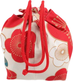Japanese Style Handbag Drawstring Handbag Drawstring Bag Sweets Case Japanese Accessories Jewelry Organizers Pocket Pouch Wallet Organizer Tote Bag Phone Bag Fabric Decorate Kimono