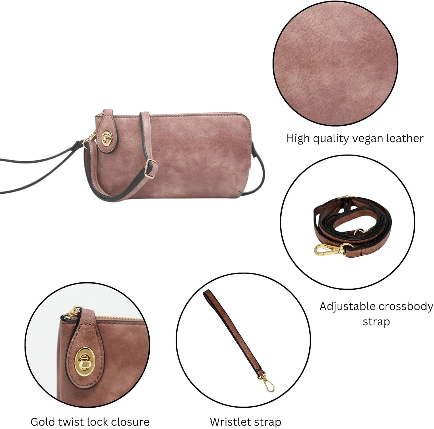 JEN & CO. Kendall Twist-Lock Crossbody