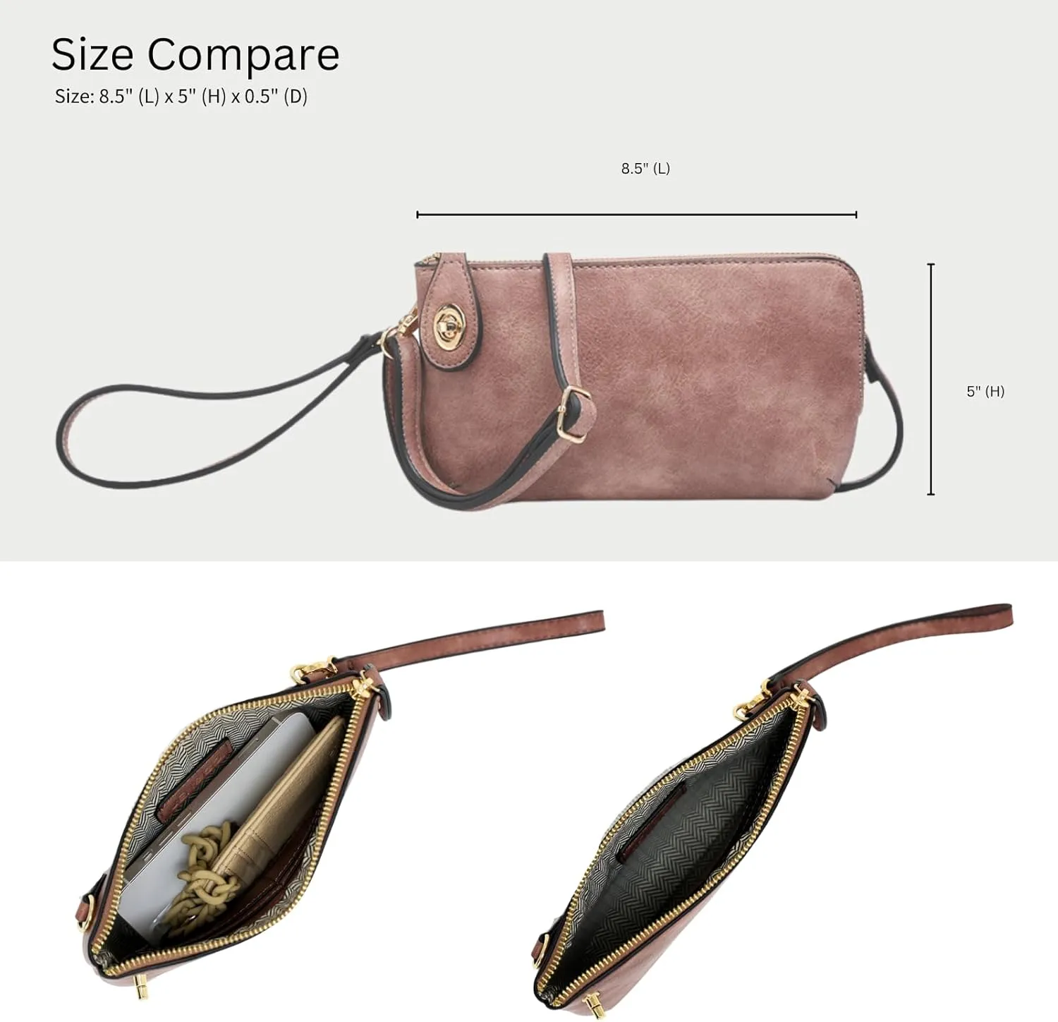 JEN & CO. Kendall Twist-Lock Crossbody