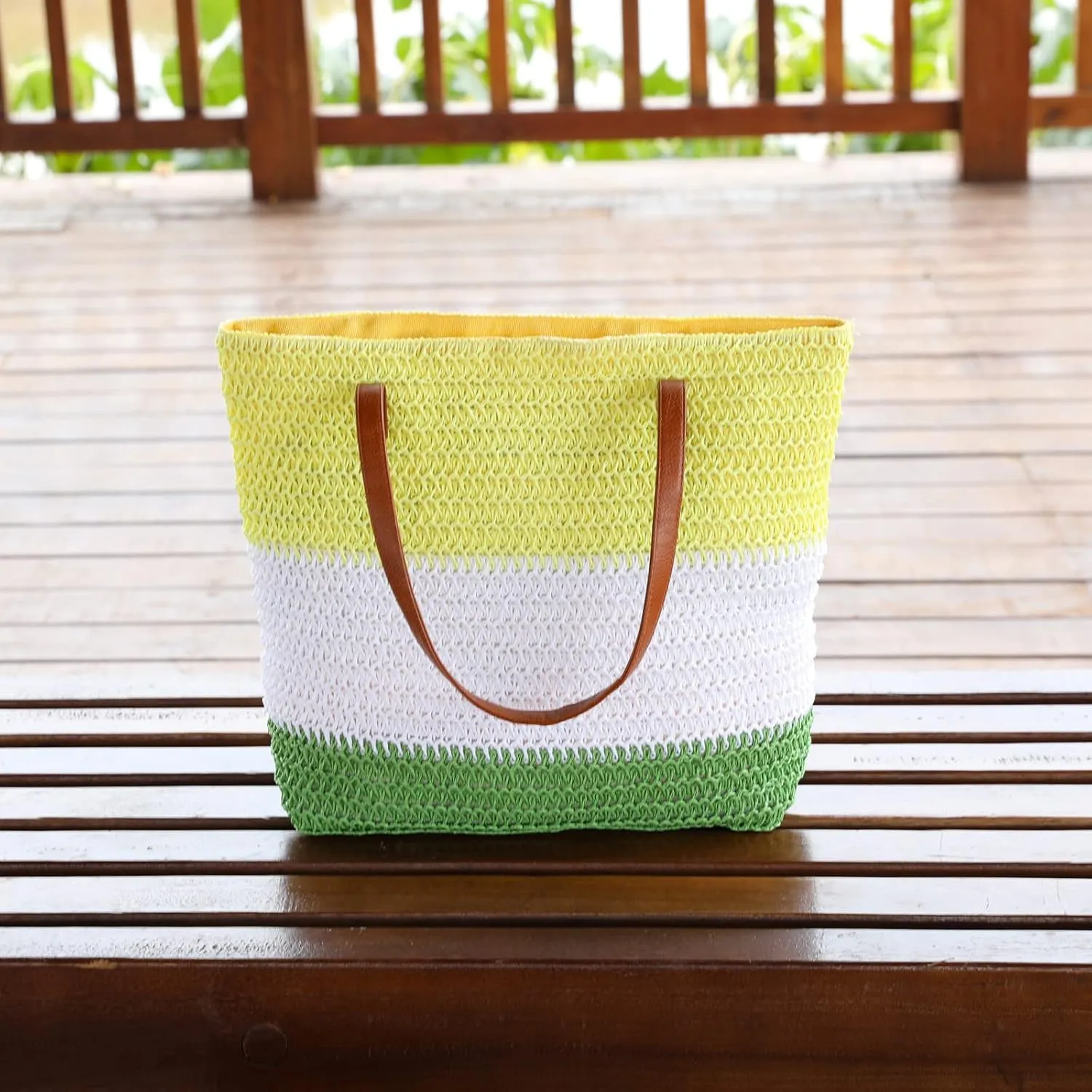 JNF Large Colorful Beach Bags for Women Straw Beach Tote bag Rattan Woven Crochet Beach Bags Boho Beach Towels Bag Set