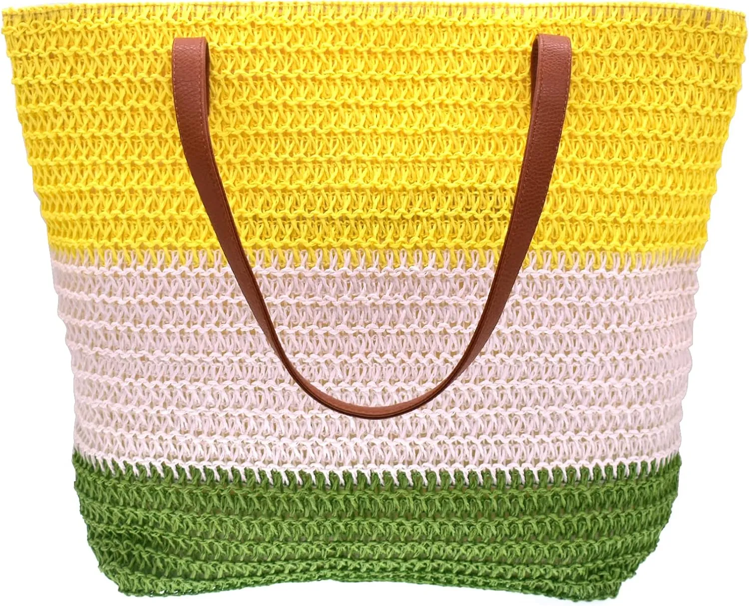 JNF Large Colorful Beach Bags for Women Straw Beach Tote bag Rattan Woven Crochet Beach Bags Boho Beach Towels Bag Set