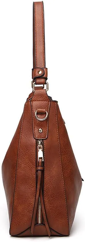 JONON Tote Bag for Women PU Leather Shoulder Bags Fashion Hobo Bags Large Purse and Handbags with Adjustable Shoulder Strap