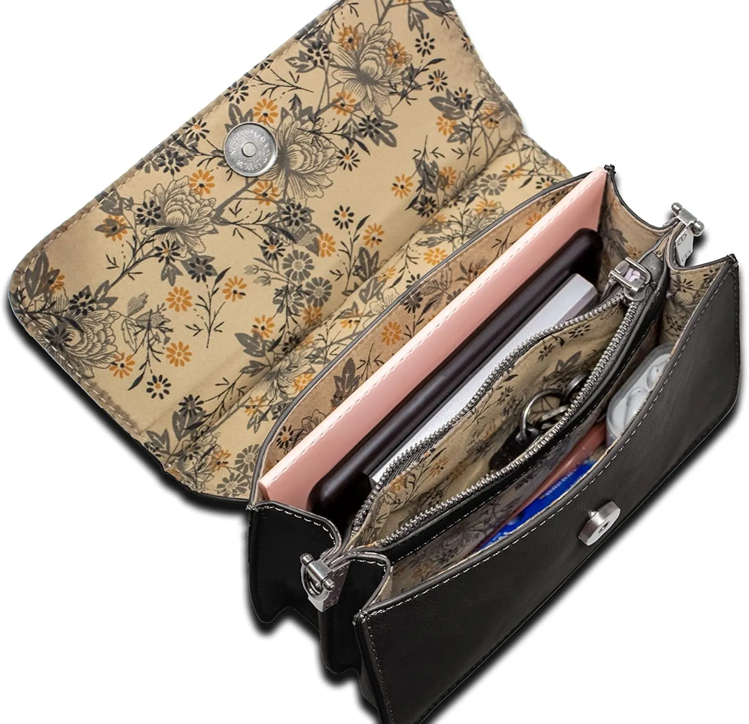 Joy Susan Women's Aria Ring Crossbody Handbag Purse Bag -