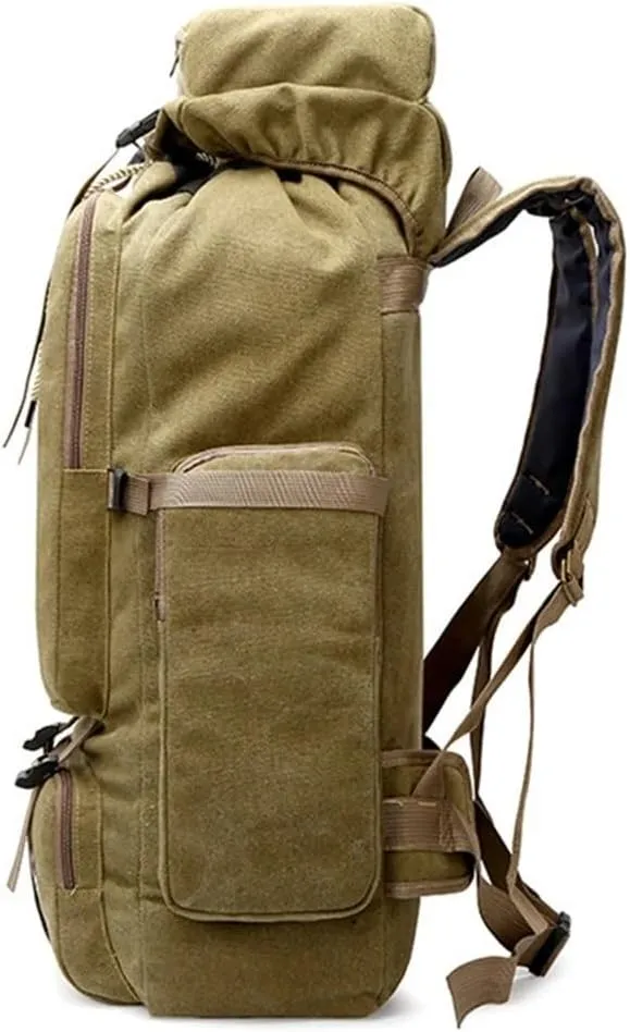 JSEIAJB 80L Men Travel Backpack Multifunctional Rucksacks Wear-resistant Storage Bags For Outdoor Cycling