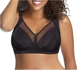 Just My Size Women's Lace Foam Wire, Shaping Bra with Convertible Straps