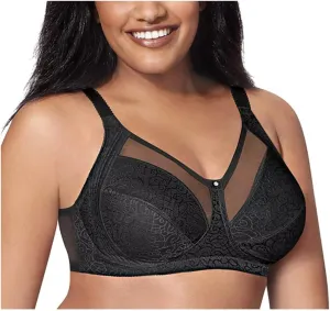 Just My Size Womens Wireless Bra, Comfort Shaping Full Figure Wire-Free Bra