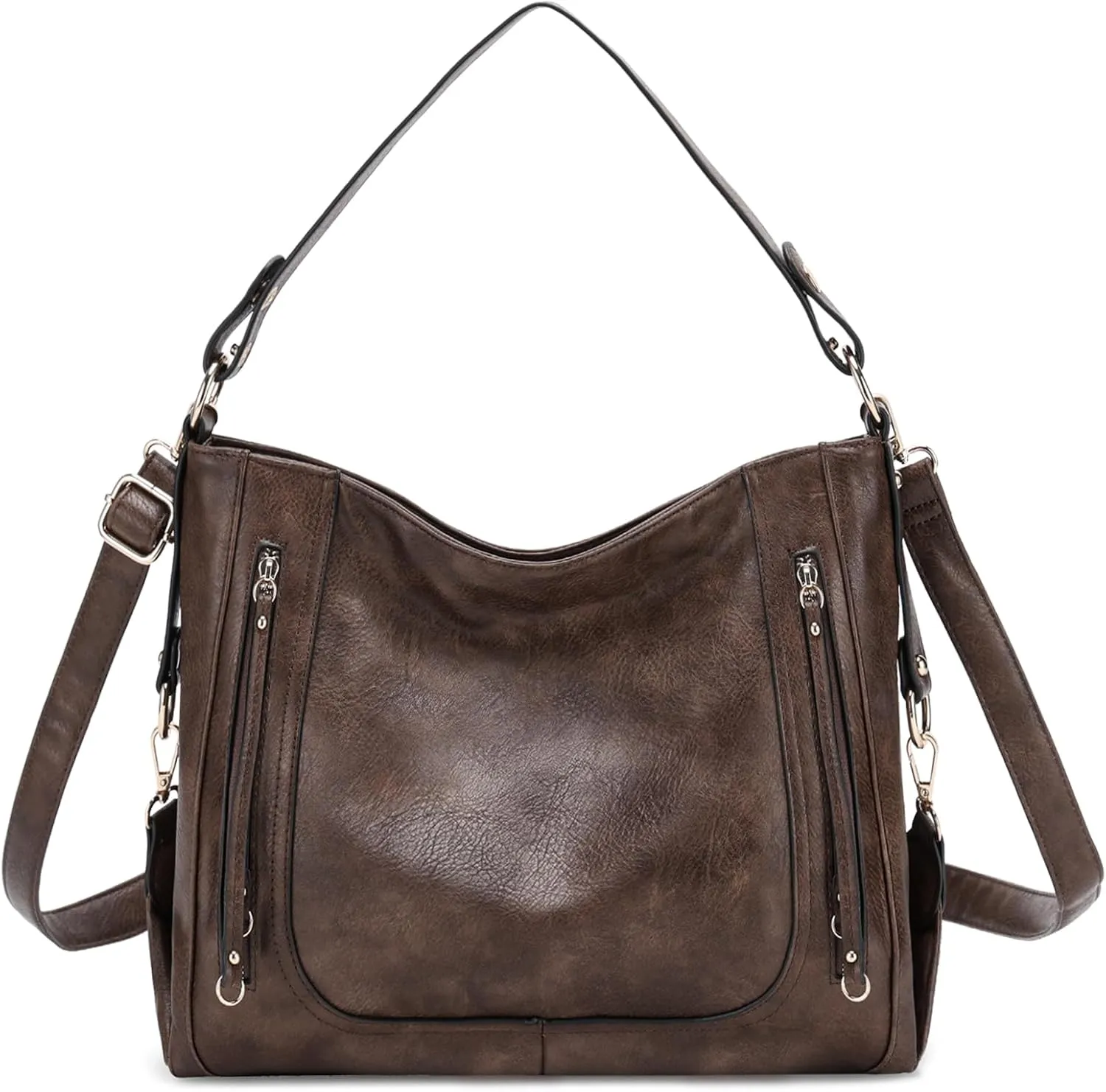 Kasqo Hobo Bags for Women,Large Ladies Purses and Handbags Vegan Leather Shoulder Bags Fashion Satchel Bag Tote Bags