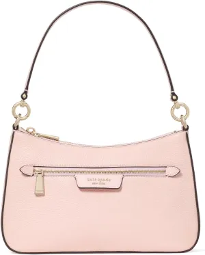 kate spade new york Hudson Pebbled Leather Convertible Crossbody, Pastry Pink