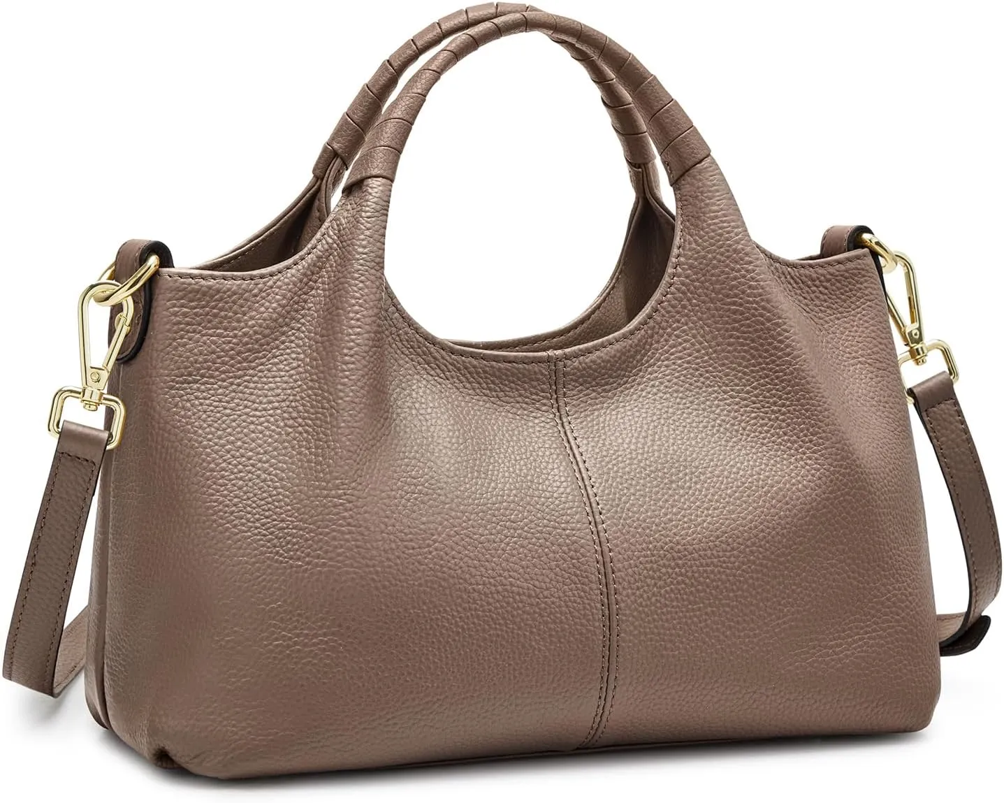 Kattee Leather Purses and Handbags for Women, Small Medium Crossbody Bags Trendy, Soft Shoulder Satchel Bags
