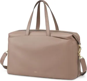 Kattee Weekender Bags for Women Leather Travel Bags for Women Duffle Overnight Duffel Carry on Large Tote Bag